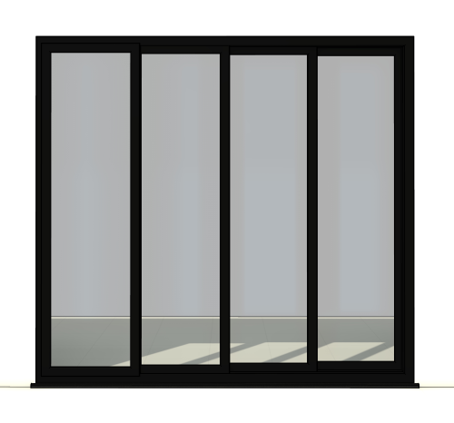 Porta PVC 4 Folhas Correr 